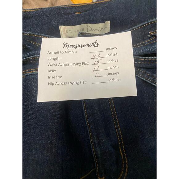 Est 1946 denim women’s dress jeans with belt size 8 - Picture 2 of 9